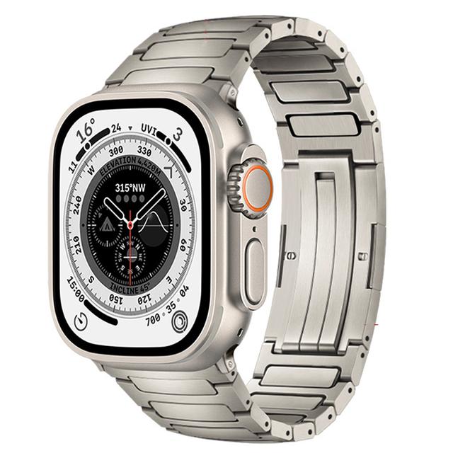 Apple Watch用チタンビジネスストラップ,iwatchシリーズ用デラックスアクセサリー9ウルトラ2,8,7,6,se 5,4,41mm, 40｜newold-goods｜14