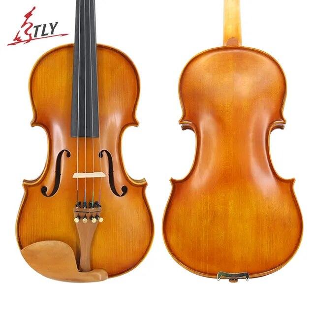 Toning-自然に縁取られたバイオリン、4インチ、4フルサイズ、ハンドクラフト、弦楽器、エボニーフィットケース、ロジンボウ、新しい｜newold-goods｜18