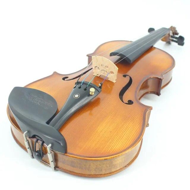 Toning-自然に縁取られたバイオリン、4インチ、4フルサイズ、ハンドクラフト、弦楽器、エボニーフィットケース、ロジンボウ、新しい｜newold-goods｜25