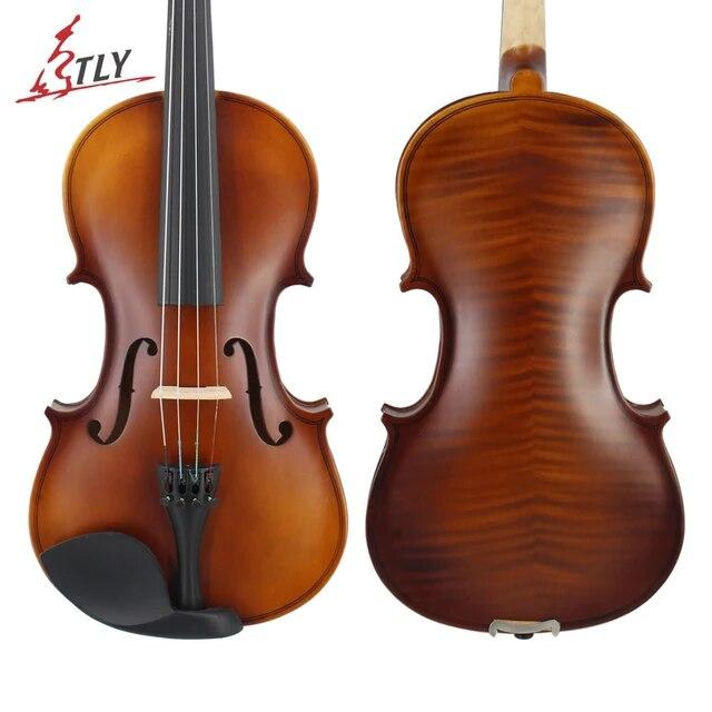 Toning-自然に縁取られたバイオリン、4インチ、4フルサイズ、ハンドクラフト、弦楽器、エボニーフィットケース、ロジンボウ、新しい｜newold-goods｜12