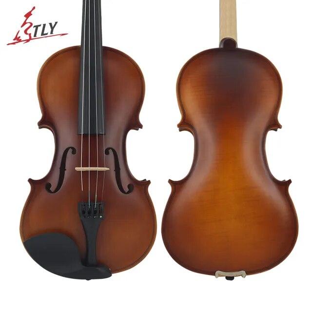 Toning-自然に縁取られたバイオリン、4インチ、4フルサイズ、ハンドクラフト、弦楽器、エボニーフィットケース、ロジンボウ、新しい｜newold-goods｜13