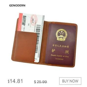 Genodern-男性用本革パスポートホルダー,大容量財布,カードホルダー｜newold-goods｜12