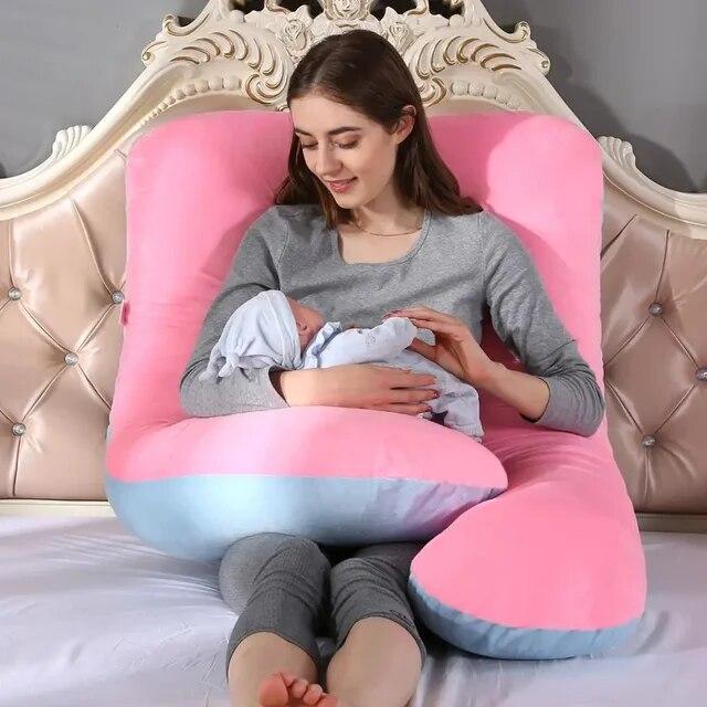 妊娠中の女性のためのマタニティティピロー,柔らかいマタニティマタニティ枕,116x65cm｜newold-goods｜03