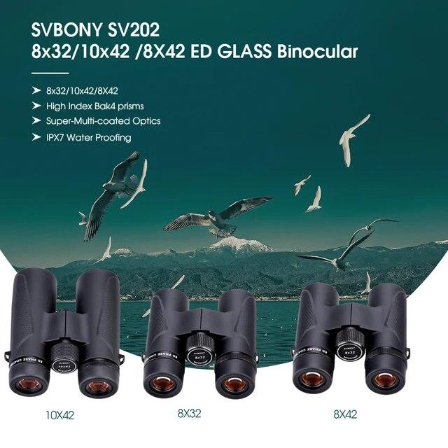 SVBONY SV202 8X32/8x42/10x42 ED 長距離双眼鏡、IPX7 防水 BAK4、バードウォッチング、星空観察、キャンプ、旅行、｜newold-goods｜18