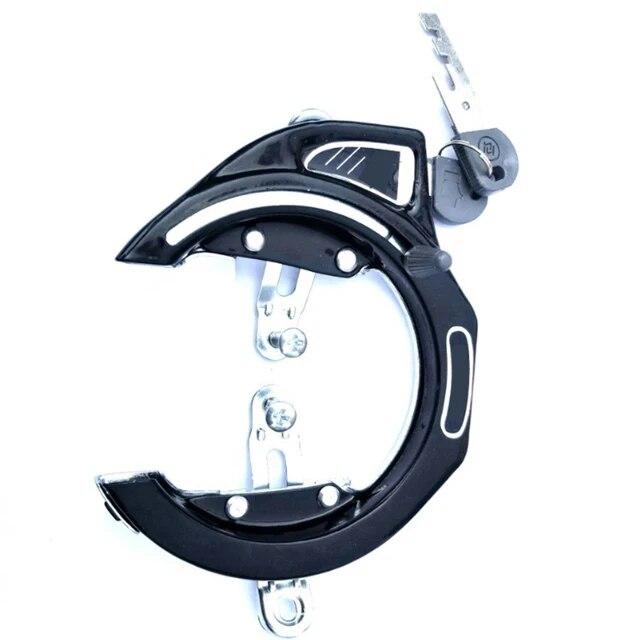 高強度ハンドル付きの実用的なユニバーサル自転車ロック,2つのキー｜newold-goods｜08