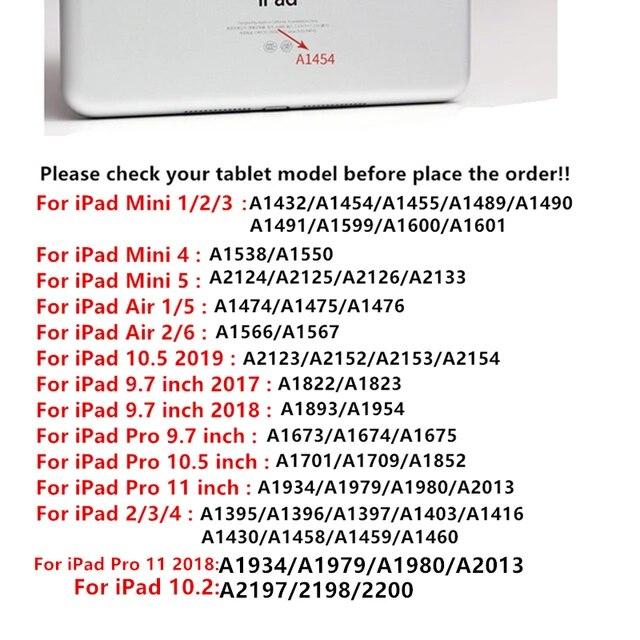 Ipadの10.2ケース2019鉛筆スロットシリコーンtpu裏表紙のipad 9.7空気3/2/1プロ10.5と互換性スマートキーボード｜newold-goods｜10