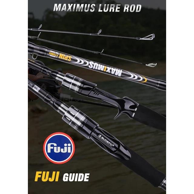 Budefo-maximusルアーフィッシングロッド、カーボンスピニングbaitcasting、fujiガイド、旅行ルアーロッド、1.8m、2.1m、｜newold-goods｜10