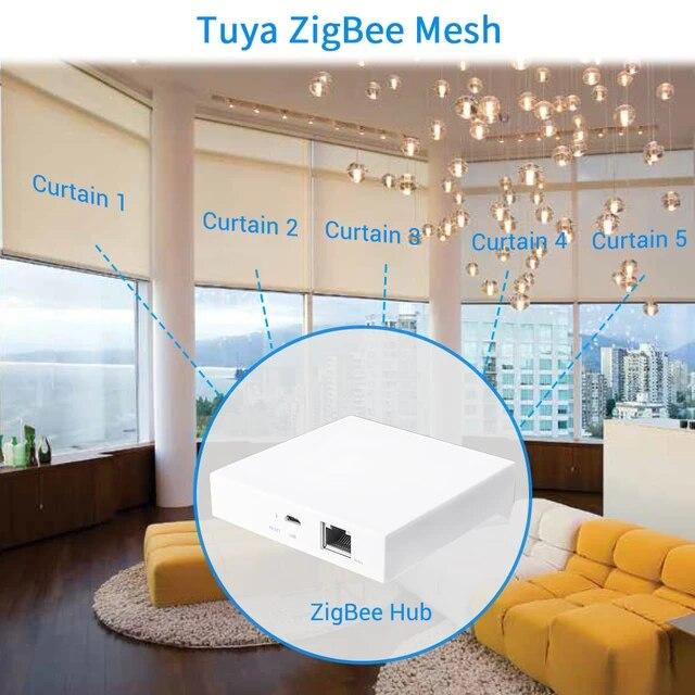 Tuya-スマートライフzigbeeカーテン,シャッター付き,3.0 V,電気モーター,Google Home,alex,mqta,Echo,音声制御｜newold-goods｜13