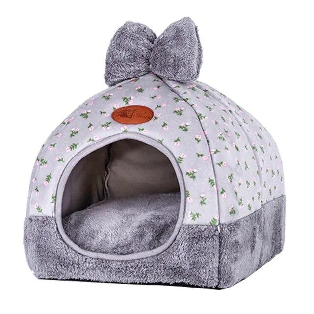 ペット用の柔らかいベッド,穴のあるウサギのデザインの猫の家,暖かい,持ち運び可能,取り外し可能,洗える,猫用のトイレ,子犬用のトイレ｜newold-goods｜05