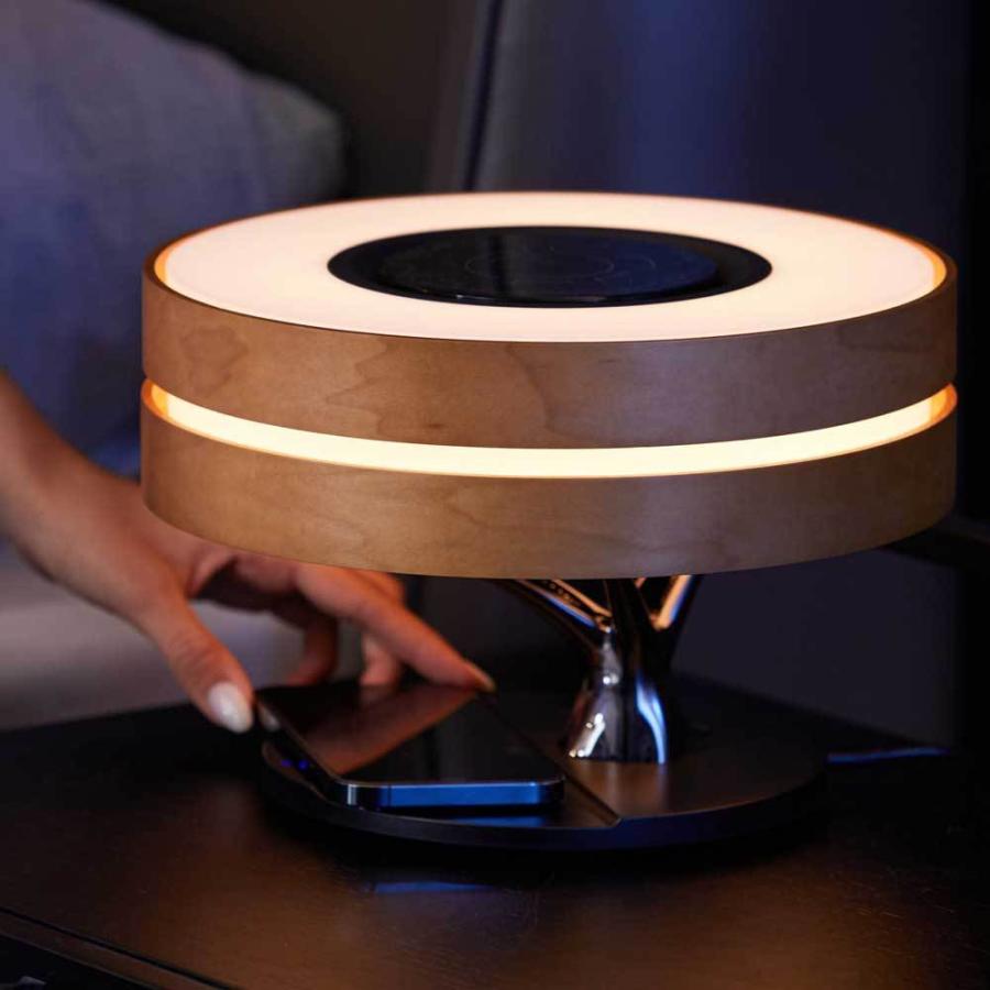 ベッドサイドランプ、TWS Bluetoothスピーカーと10Wワイヤレス ベッドサイドランプ、TWS Bluetoothスピーカーと10Wワイヤレス