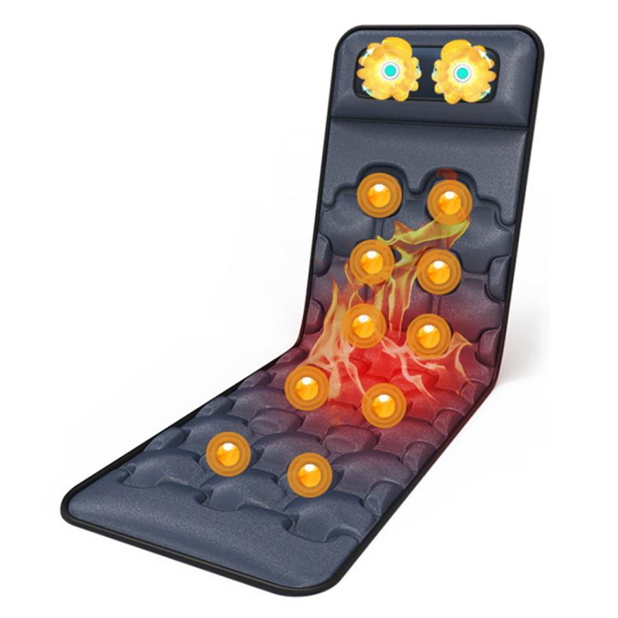 高速配送 マッサージマットレス スリープ折りたたみ床 マッサージ機 マッサージ クッション シート マットレス チェア 電動 パッド 16つのもみ玉 安いそれに目立つ Www Gran Gusto It