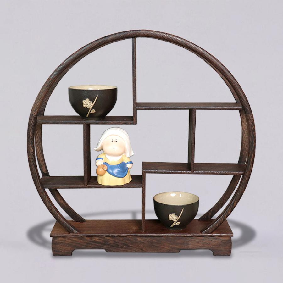 飾り棚 木製 花台 盆栽 茶器 和室 置物 ディスプレイ マホガニー 飾り棚 木製 花台 盆栽 茶器 和室 置物 ディスプレイ マホガニー