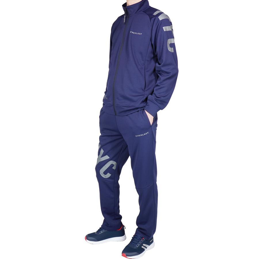 EVERLAST メンズ ジャージ 上 スムース 長袖 エバーラスト UV EVERLAST メンズ ジャージ 上 スムース 長袖 エバーラスト UV