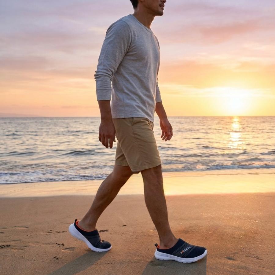 Kaepa（ケイパ） スリッポン クロッグサンダル かかと無し メンズ