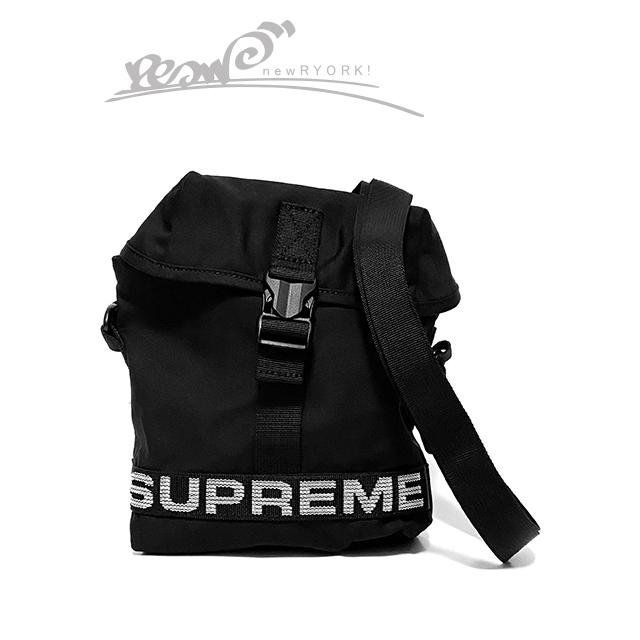送料無料 メンズ ショルダーバッグ ブラック Supreme シュプリーム Field Side Bag SS23 yse1053r