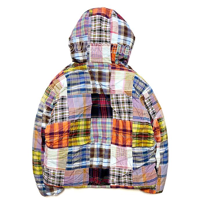 送料無料 メンズ ジャケット マルチカラー Supreme シュプリーム Madras Reversible WINDSTOPPER Puffer Jacket SS23J34 L XLの画像