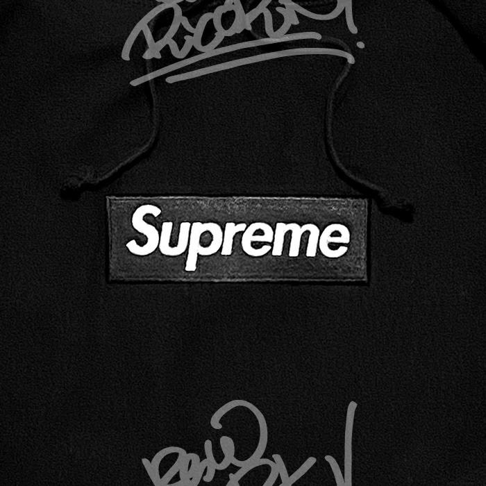 送料無料 メンズ プルオーバーパーカー ブラック Supreme シュプリーム Box Logo Hooded Sweatshirt FW23SW56の画像