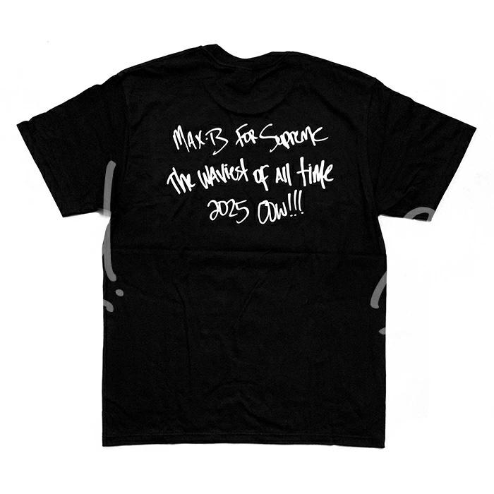 2025ss オンライン購入 シュプリーム MaxB Tシャツ supreme Supreme 送料無料 メンズ Tシャツ ブラック シュプリーム Max B