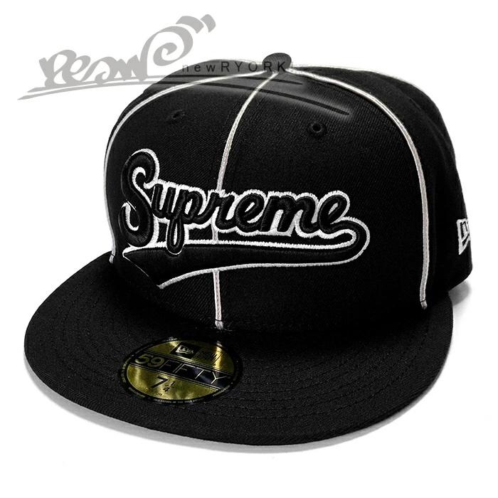 Supreme（シュプリーム） 送料無料 メンズ キャップ ブラック Piping