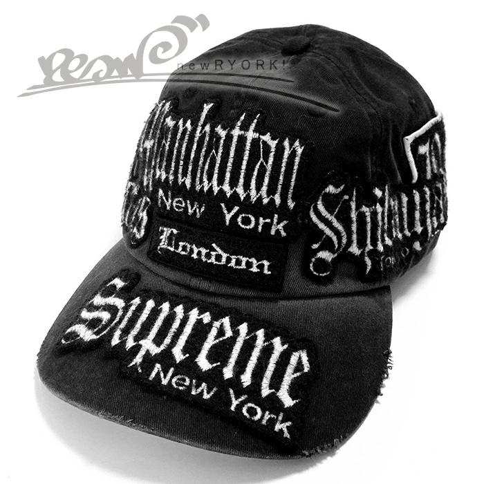 Supreme（シュプリーム） 送料無料 メンズ キャップ ブラック City