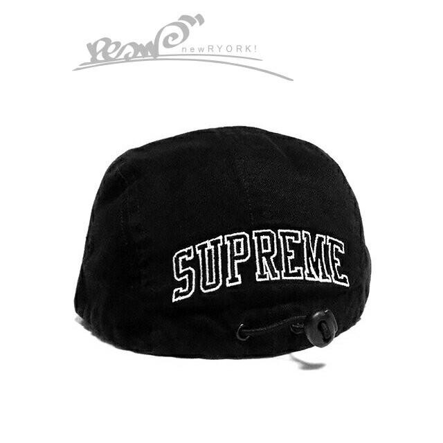 送料無料 メンズ キャップ ブラック Supreme シュプリーム Arc Logo Shockcord Camp Cap Ss18h70 Svc Com