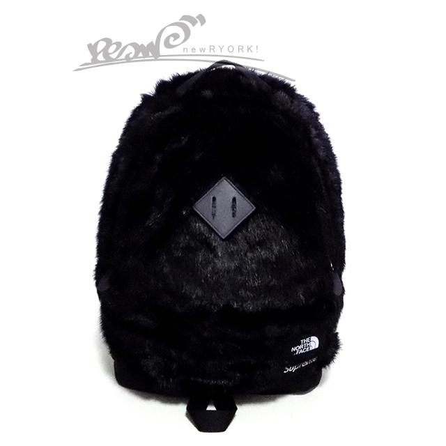送料無料 メンズ リュック ブラック Supreme シュプリーム Supreme/The North Face Faux Fur