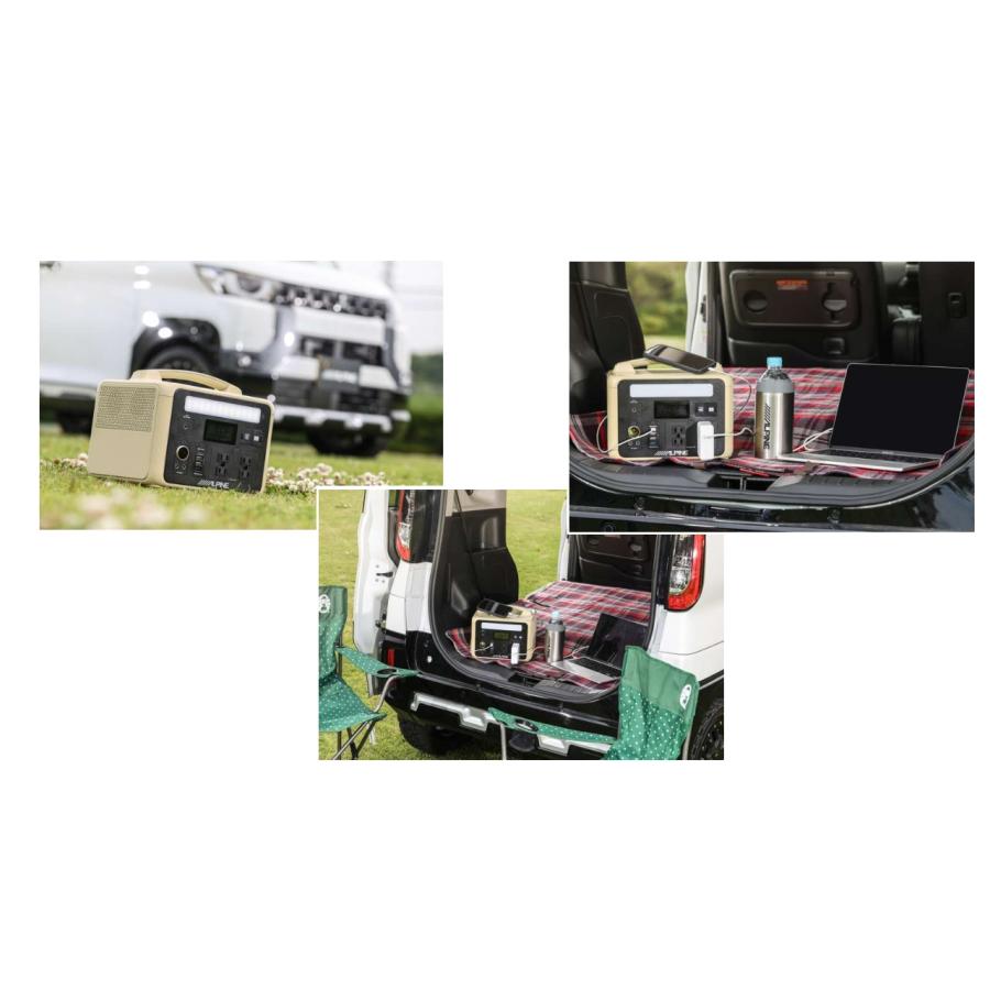 ALPINE（アルパイン） ポータブル電源 防災 車中泊 小型 大容量 日本製