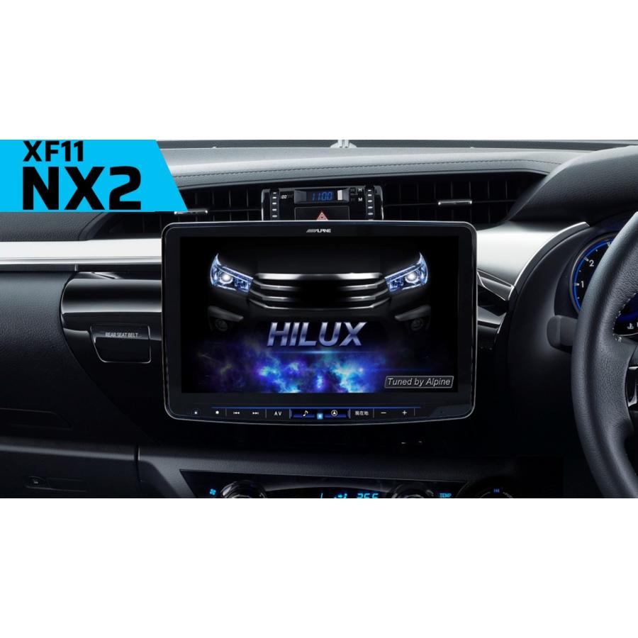 買得 アルパイン KTX-XF11-HL-125-NR ハイラックス用 11インチカーナビ