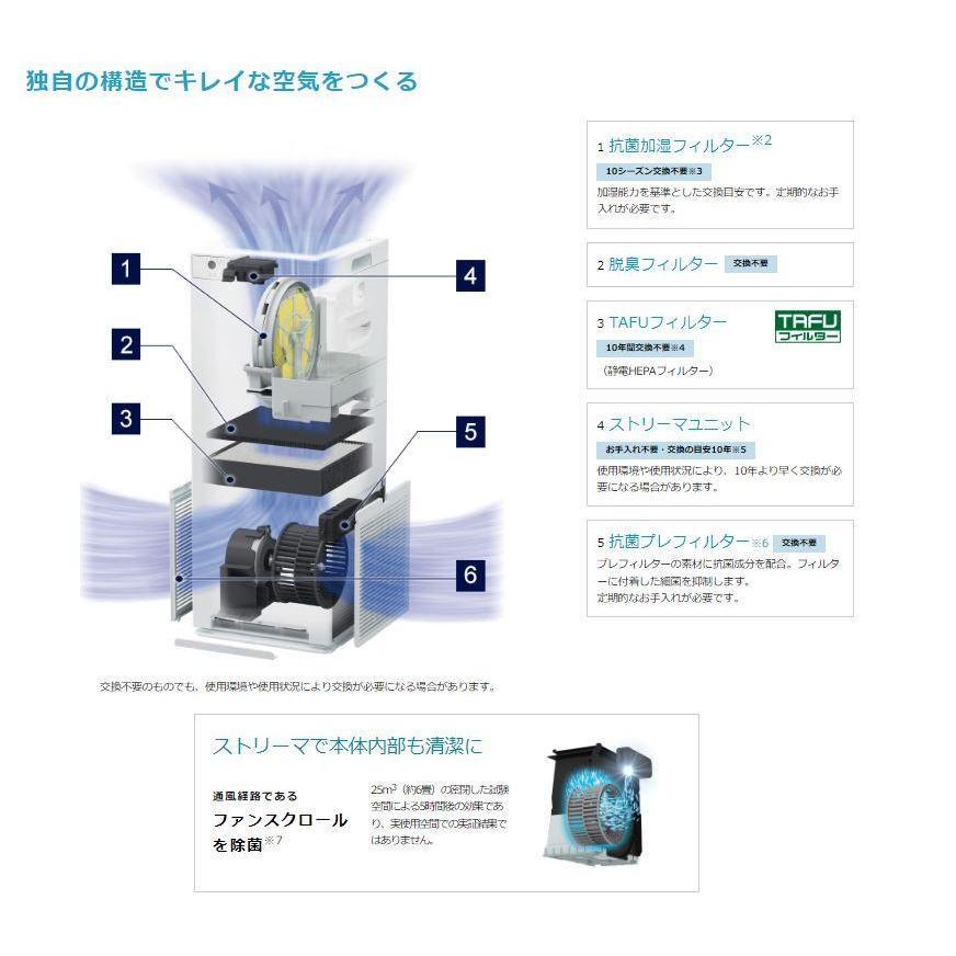ACK555A-C ダイキン 加湿ストリーマ空気清浄機 カームベージュ 〜25畳
