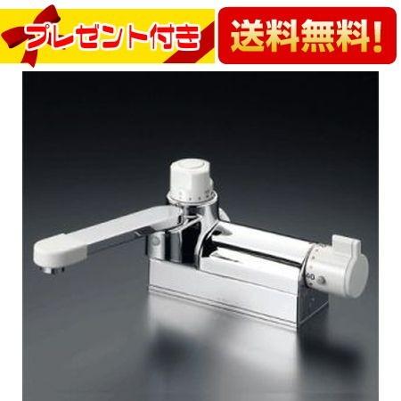 KM298ZG KVK 水栓金具 デッキ形定量止水付 サーモスタット式混合栓 寒冷地用