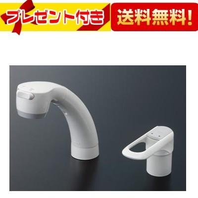 【返品OK!】TL389EF TOTO 水栓金具 台付シングル混合水栓 エコシングル ハンドシャワー ホース付き
