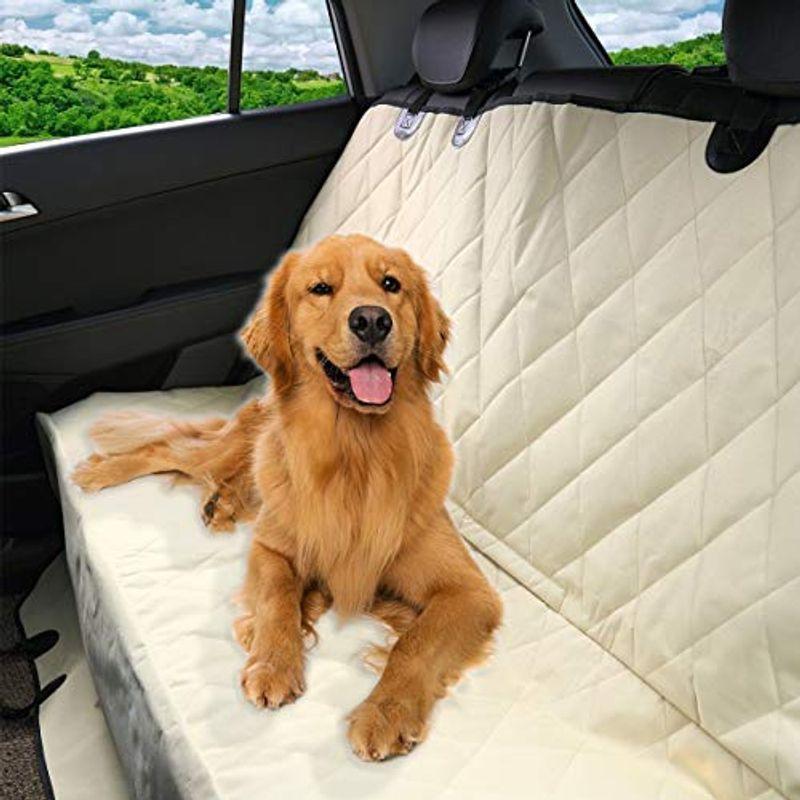 爆安プライス Pet Magasin ラグジュアリーなペット用カーシートカバー 防水加工 傷防止 滑り止め ハンモック式 耐久性 車トラックsuv等どの車 人気ブランド Cervezasnazari Com