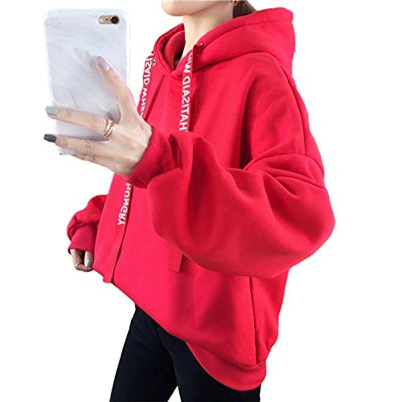 贈物 ジェイストア パーカー レディース スウェット 長袖 トップス カジュアル フード 無地 フーディー スエット 暖かい 大きめ ゆったり