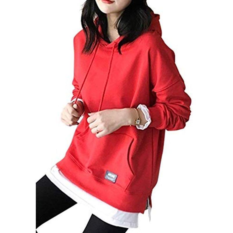 お得セット ジップなし セカンドルーツ 部屋着 フード付き アメカジパーカー 長袖 重ね着風 トレーナー アクティブウェア パーカー カッコいいパーカー ボードセット