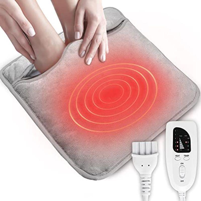 1305円 【高知インター店】 フットウォーマー 足温器 足元ヒーター 電気ホットマット 40-60℃の6段階調温 30s速熱 30 60 90 120minタイマー機能搭 1305円 【高知インター店】 フットウォーマー 足温器 足元ヒーター 電気ホットマット 40-60℃の6段階調温 30s速熱 30 60 90 120minタイマー機能搭