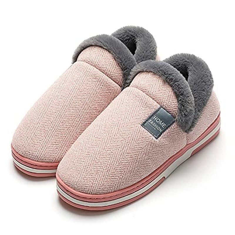 Shperoww レディース メンズ ルームシューズ スリッパ 室内履き 部屋 あったか もこもこ 秋冬 防寒 滑り止め かわいい ピンク 超可爱の