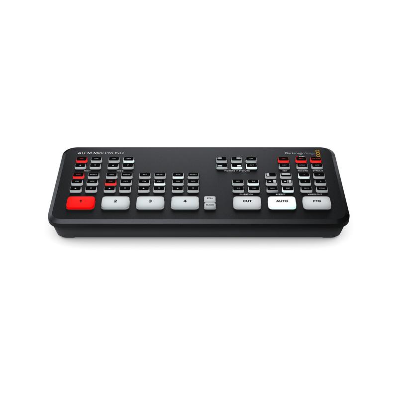 ブラックマジック ATEM mini Pro ISO ミキサー スイッチャー ATEM Mini – 仕様 | Blackmagic Design