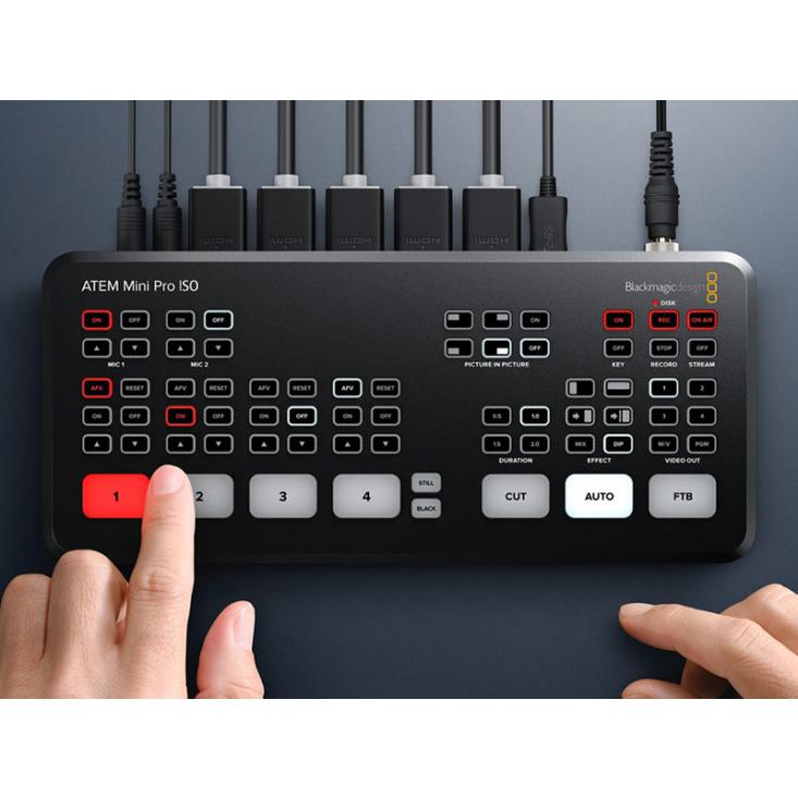 Blackmagic ATEM Mini Pro ISO スイッチャー : yummy - 通販 - Yahoo