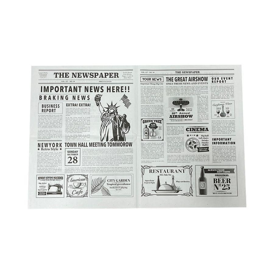 英字新聞紙 10kg (530枚) 新品 アメリカ おしゃれなニュースペーパー