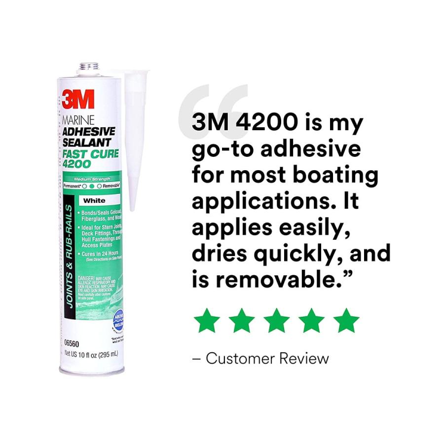 3m 06560 Marine Adhesive/Sealant Fast Cure 4200 B001QWN8VEニュースプリング