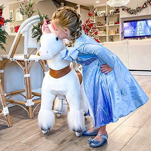 ⭐️完成品⭐️ ショップを越えたポニーポニーサイクル馬に乗る4歳から9歳または90ポンドまでの子供用-中型ポニーサイクル (カラー白ユニコーン) 【GMS1750739623】(62780円)