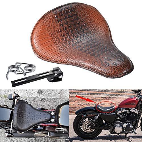 TUINCYNモーターサイクルソロシートクッションクロコダイルレザー