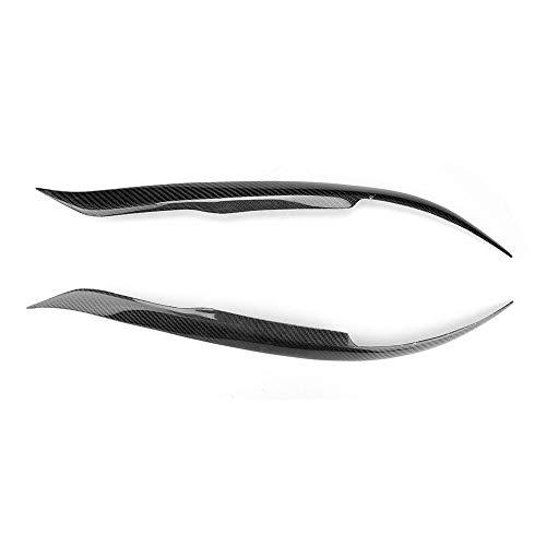 セール直営店 KIMISS Carbon Fiber Car Headlight Eyebrow Eyelid Cover Trim Fits forマツダ6 2003-2013