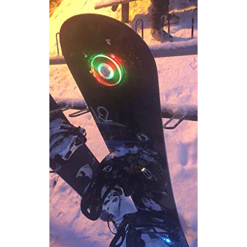 PoHoサーフショップのSnowboard LightsまたはSki Lights。スノーボード用LEDライトまたはスキー用LEDライト