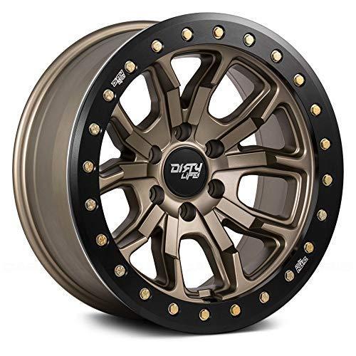 Dirty Life 9303 DT-1 17x9 5x5インチ -38mm ゴールドホイールリム 17インチ
