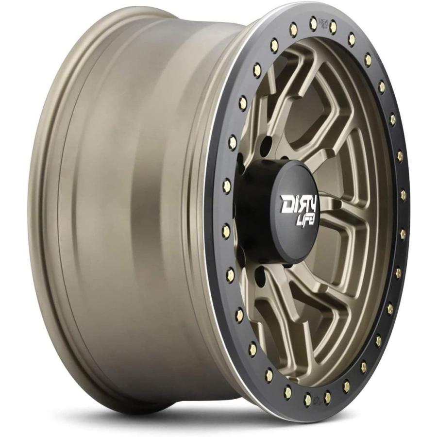 【値下げ・名盤】 Dirty Life 9303 DT-1 17x9 5x5インチ -38mm ゴールドホイールリム 17インチ 【NAN2657020820】(95280円)