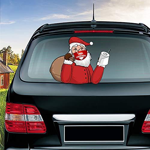 Miysneirn クリスマス リアワイパーステッカー ウェイビングワイパーデカール 車用 3d アニメ 着用 フェイスマスク 面白いリアフロント ワイパーステッカー B08kgfhhsp ニュースプリングショップ 通販 Yahoo ショッピング