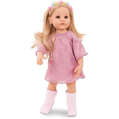 Gotz Hannah be My Mini Me 19.5"ロングブロンドの髪とウォッシュ&スタイル、女の子と人形のお揃いのアクセサリーが付いたオールビニール人形｜newspring｜02