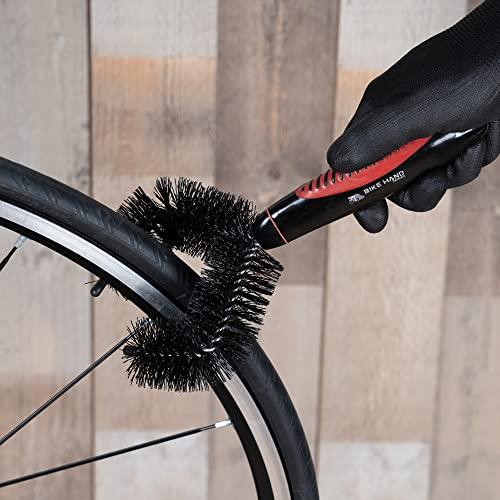 BIKEHAND 6ピース自転車クリーニングブラシキット-洗浄洗浄洗浄用具セット-自転車チェーンパーツクリーナーメンテナンスサービスキット-MTB、ロードハイブリ BIKEHAND 6ピース自転車クリーニングブラシキット 洗浄洗浄洗浄用具セット 自転車チェーンパーツクリーナーメンテナンスサービスキット MTB