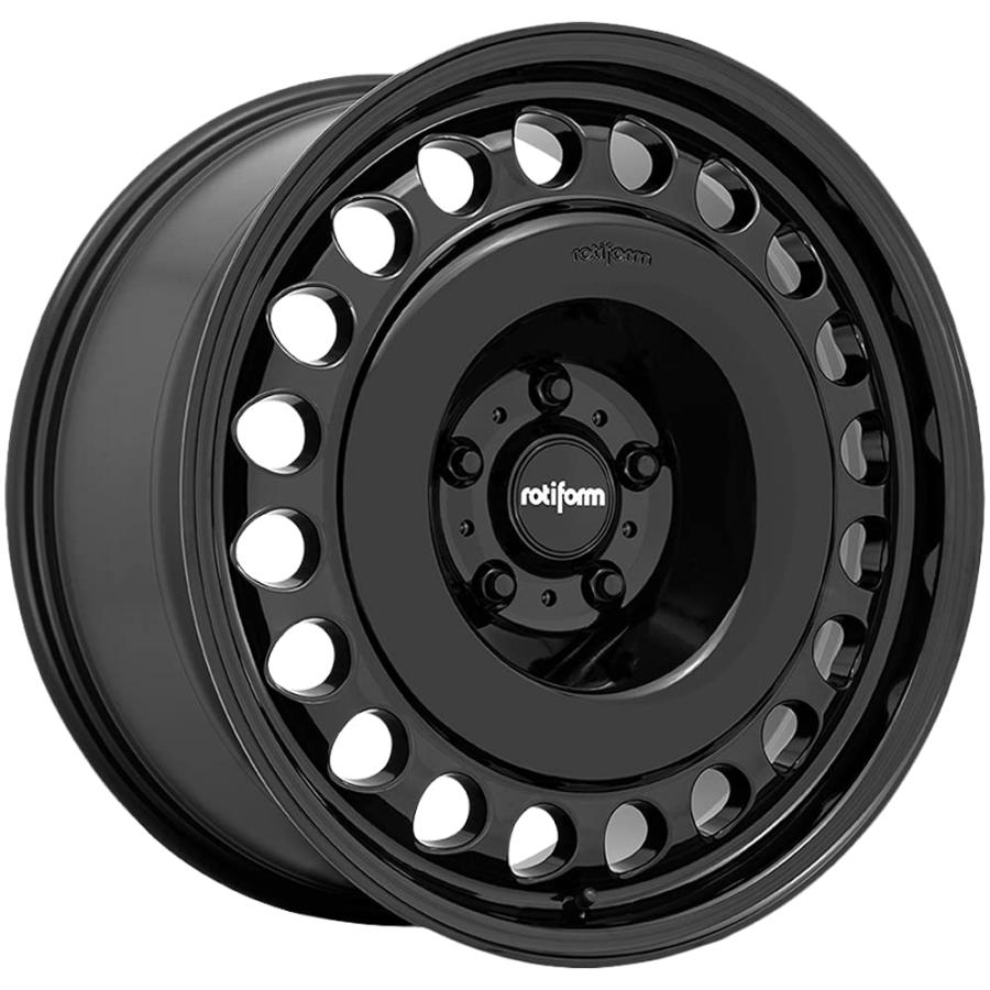 売り出し正本 ロティフォームR 191 STL 18 x 9 5 x 120+30 mm光沢ブラックホイールリム18インチ